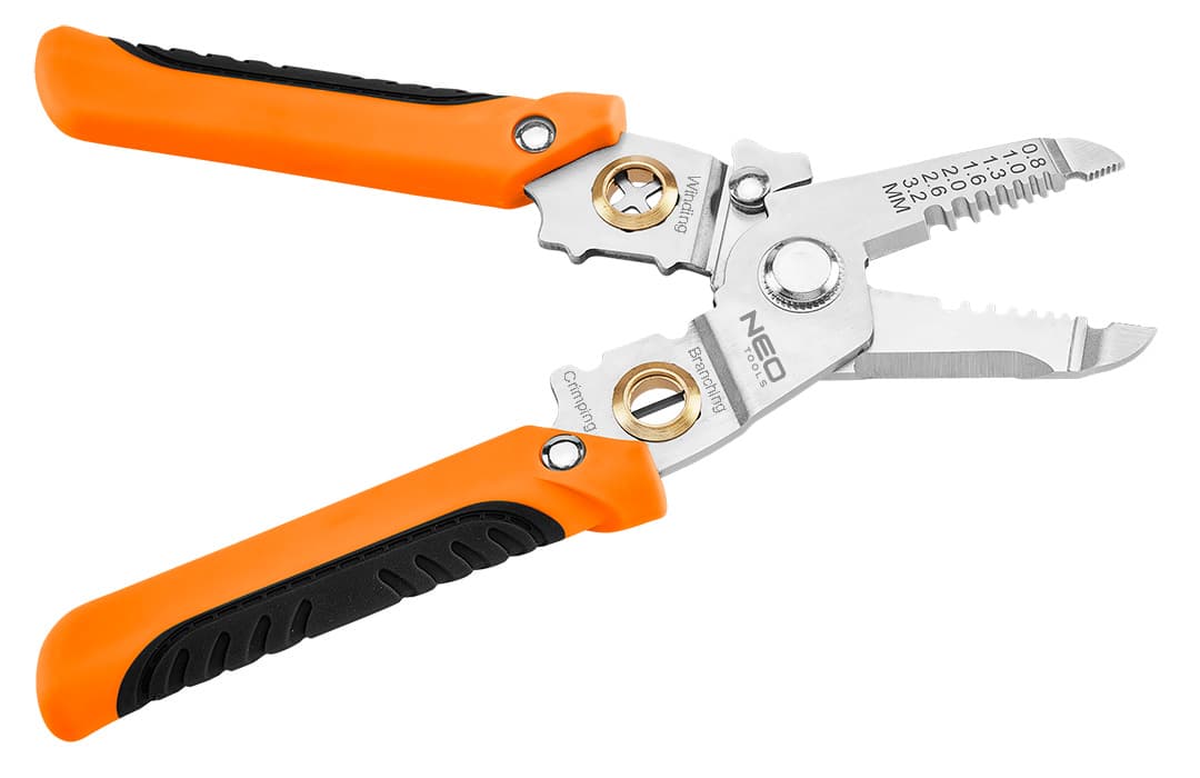 Szczypce do ściągania izolacji 6 w 1 NEO TOOLS 2