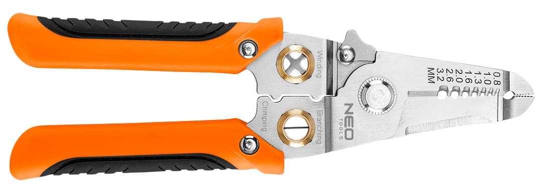 Szczypce do ściągania izolacji 6 w 1 NEO TOOLS 3