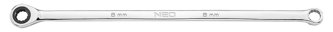 Klucz płaski NEO tools długi z grzechotką zestaw 6 sztuk 9