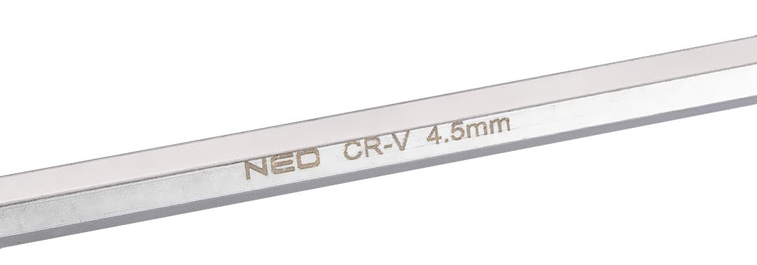 Klucz sześciokątny 4.5 mm ze stali chromowo-wanadowej 4