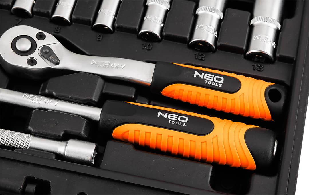 Zestaw kluczy nasadowych 1/4 cala 23 sztuki z satynowym wykończeniem 7