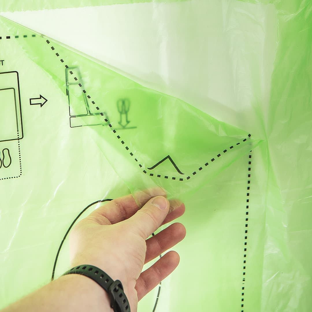 NEO TOOLS pokrowce ochronne na wnętrze samochodu 200 sztuk 10