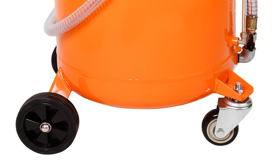 Mobilna zlewarka do oleju grawitacyjna 70 litrów 8