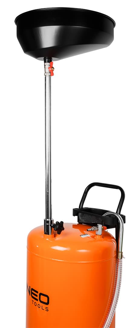 Mobilna zlewarka do oleju grawitacyjna 70 litrów 10