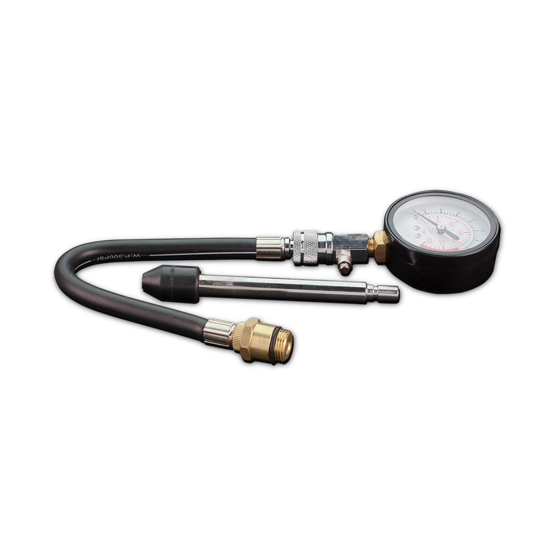 Miernik ciśnienia sprężania do silników z zestawem adapterów 3