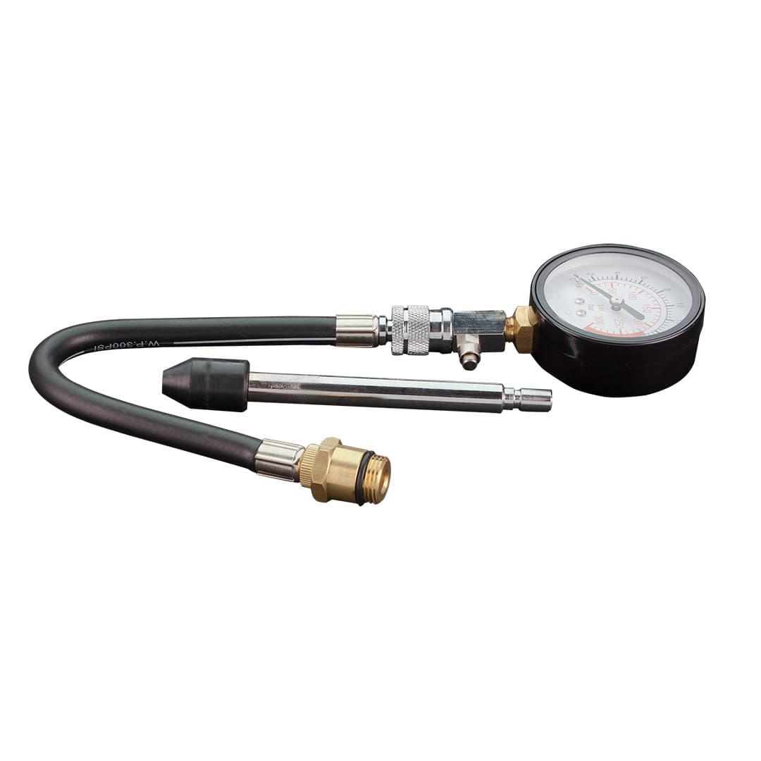 Miernik ciśnienia sprężania do silników z zestawem adapterów 6