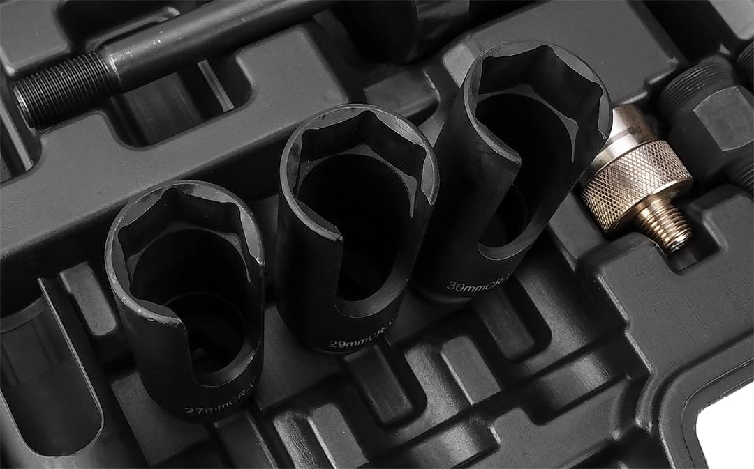 Zestaw ściągaczy do wtryskiwaczy z młotkiem bezwładnościowym 14 sztuk 10