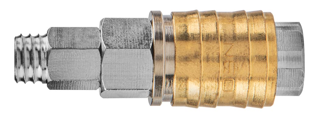 Szybkozłączka do kompresora z wyjściem na wąż 6 x 8 mm 9