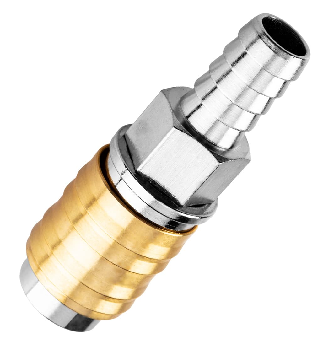Szybkozłączka do kompresora ze stali nierdzewnej z wyjściem na wąż 12 mm 10