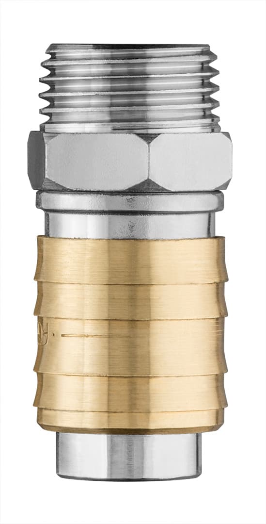 Szybkozłączka do kompresora ze stali nierdzewnej z gwintem zewnętrznym 1/2 cala 6