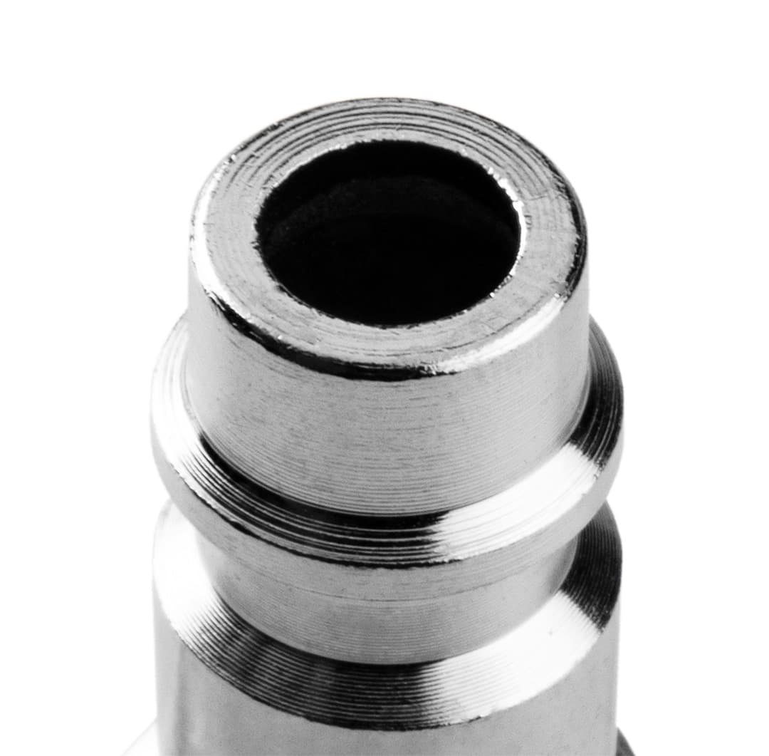 Mosiężna niklowana końcówka do szybkozłączki z gwintem zewnętrznym 1/4 cala 5