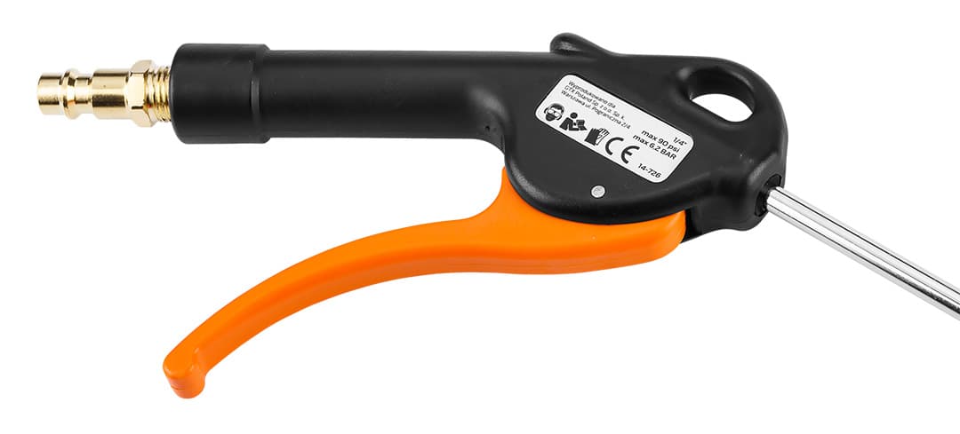 Pistolet do przedmuchiwania z wąską końcówką 510 mm 8