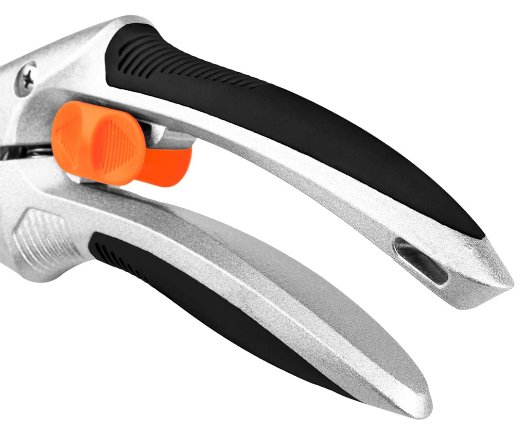 Sekator by-pass aluminiowy 210 mm z uchwytem TPR 6