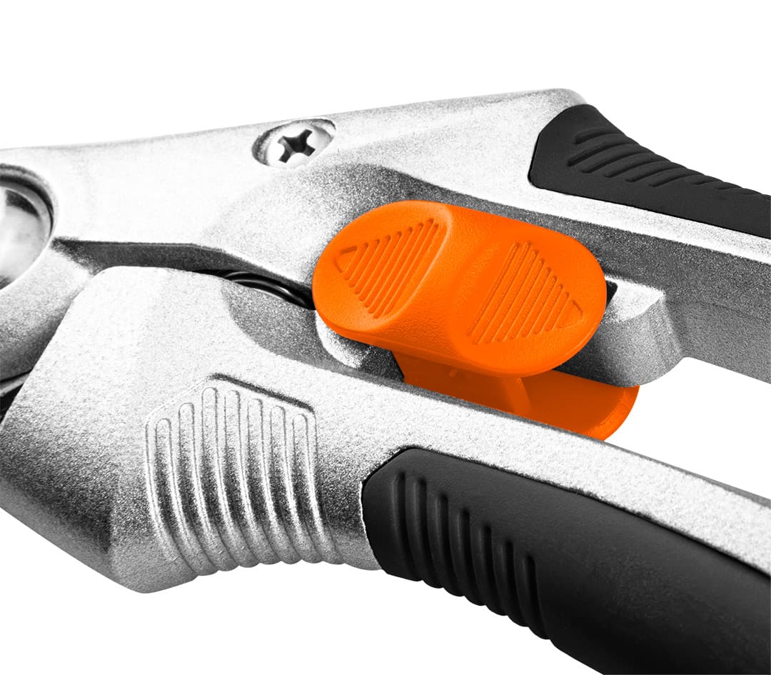 Sekator by-pass aluminiowy 210 mm z uchwytem TPR 7