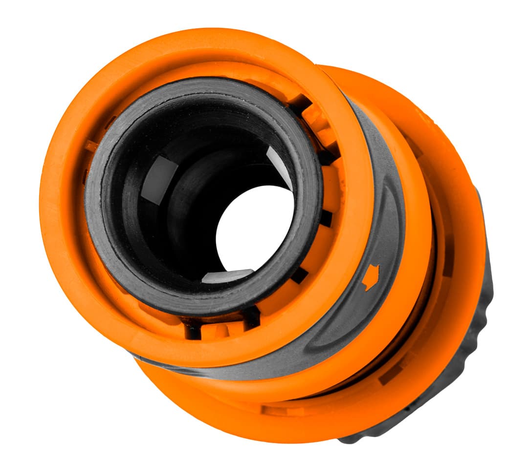 Złączka przelotowa dwumateriałowa do węża ogrodowego 3/4 cala 5