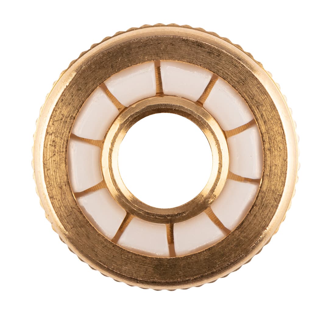 Złączka przelotowa mosiężna 1/2 cala do węża ogrodowego 7