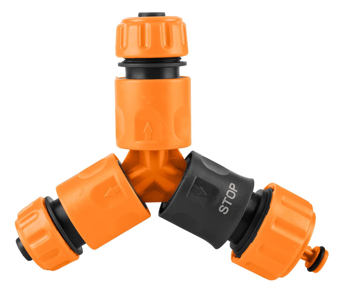 Rozdzielacz Y do węży ogrodowych z tworzywa sztucznego 8