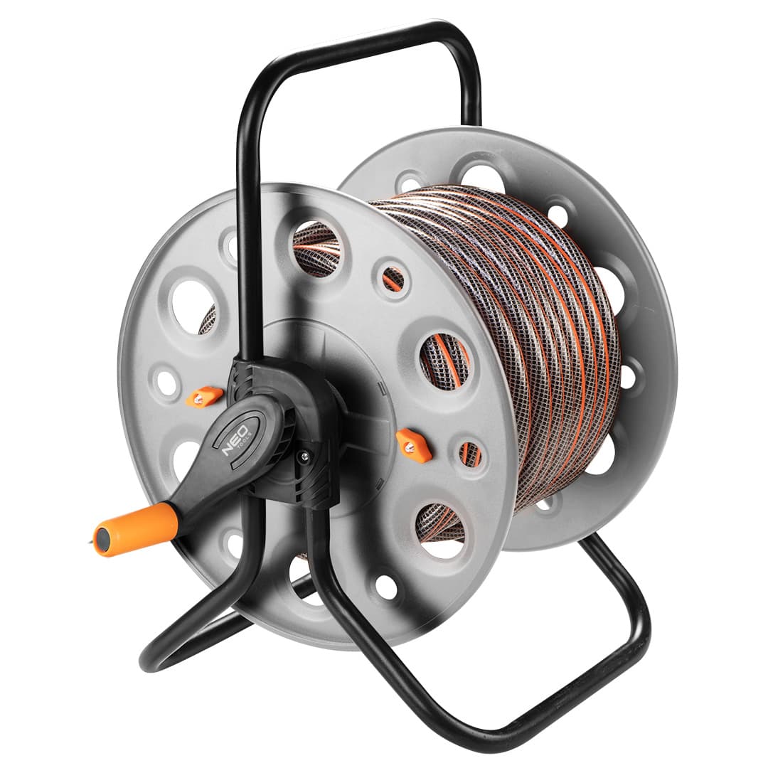 Metalowy stojak na wąż ogrodowy do 100 m 5