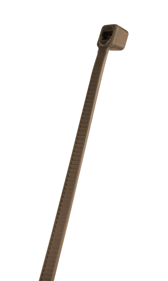 Opaski zaciskowe ogrodowe brązowe 4.8 x 300 mm 50 sztuk 10