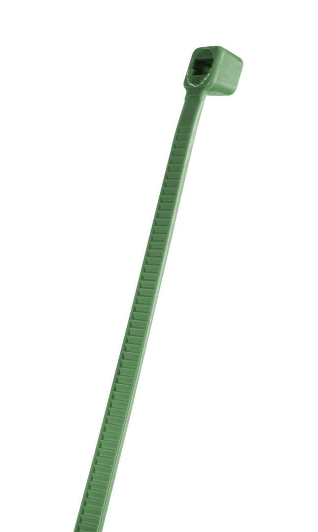 Opaski zaciskowe ogrodowe 4.8 x 300 mm, 50 sztuk, zielone 10