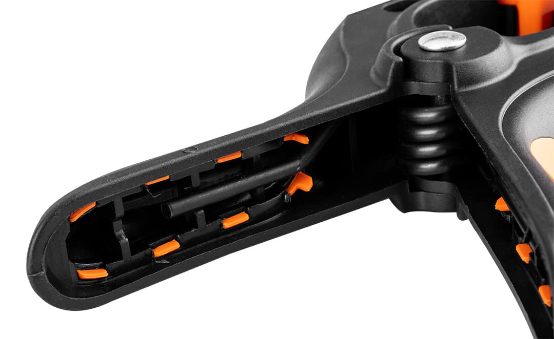 Ścisk sprężynowy 100 mm z tworzywa sztucznego 6