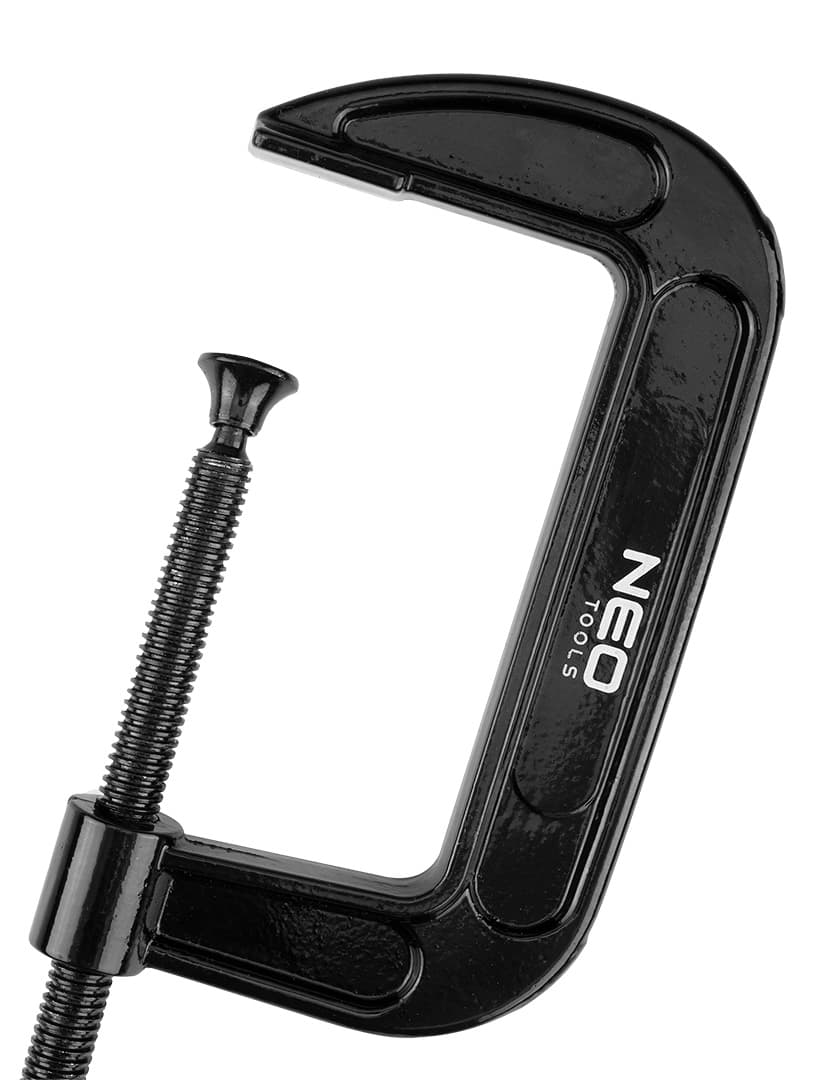 Ścisk stolarski śrubowy typ C (G) 125 mm żeliwny 7