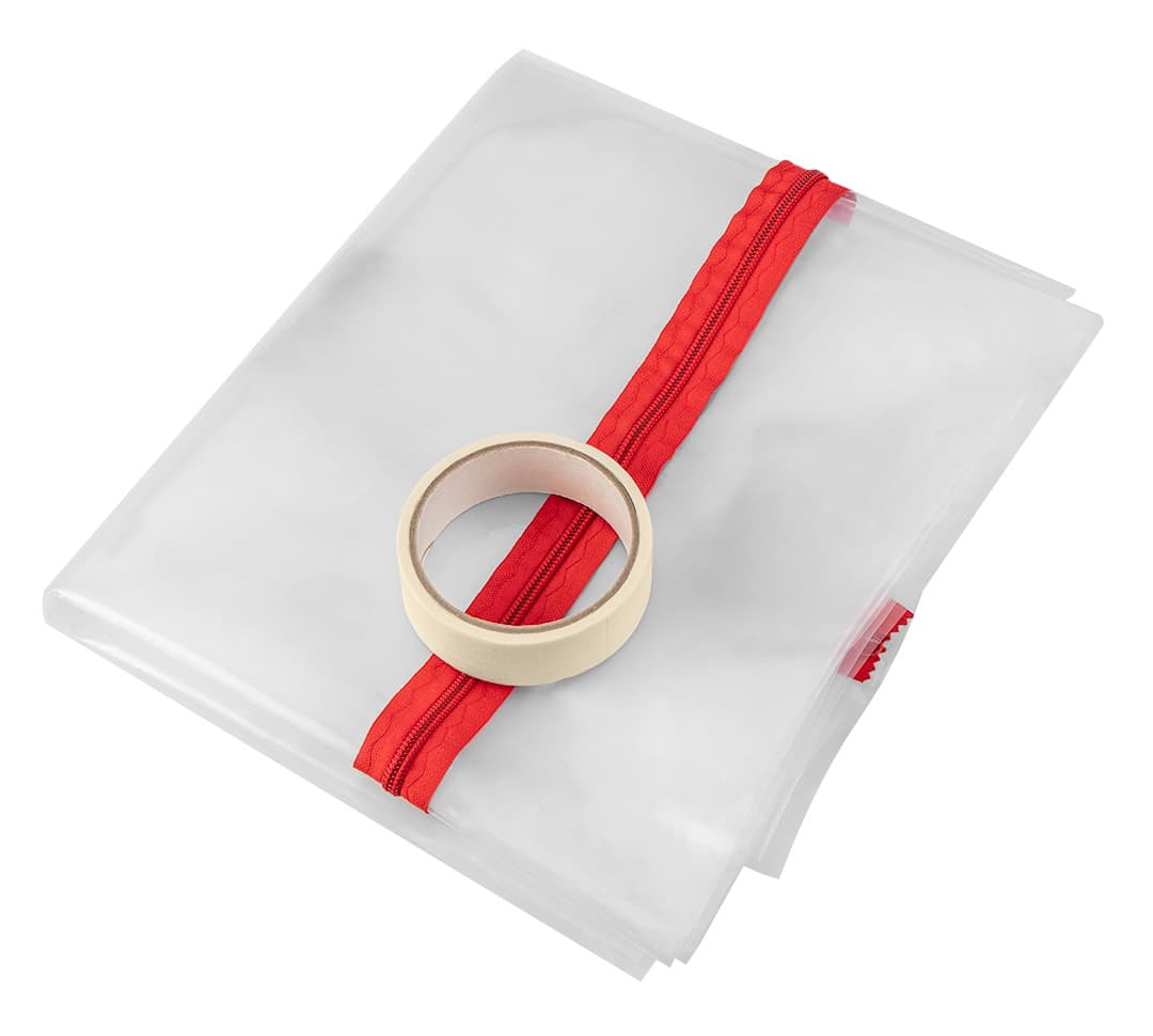 Kurtyna przeciwpyłowa z zamkiem błyskawicznym "L" PE 1230 x 2240 mm 5