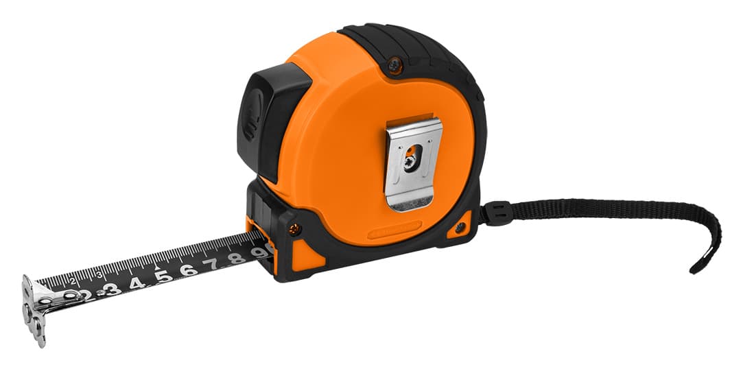 Miara zwijana stalowa Super Black 7,5 m x 25 mm z auto blokadą i magnesem 7