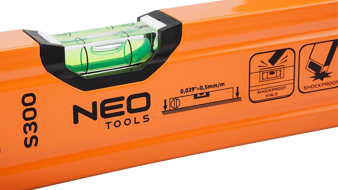 Poziomnica aluminiowa S 300 z 3 libellami 60 cm 10