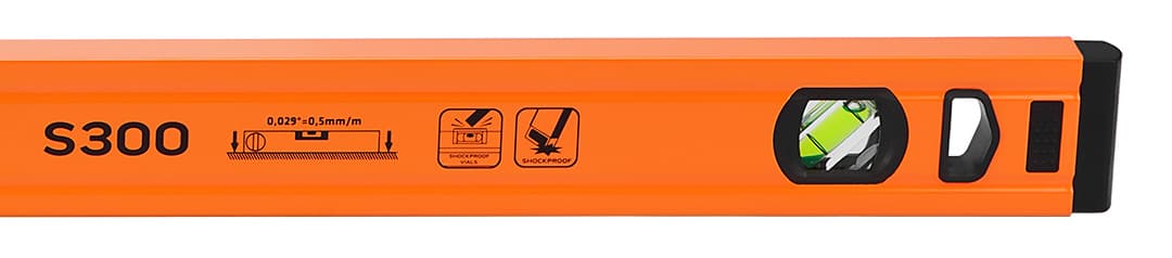 Poziomnica aluminiowa S 300 z 3 libellami 150 cm 6