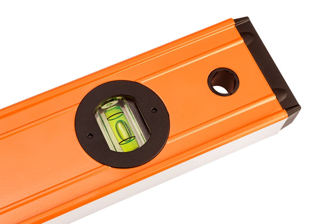 Poziomnica aluminiowa S 400 z 3 libellami, 2 uchwytami, długość 100 cm 10