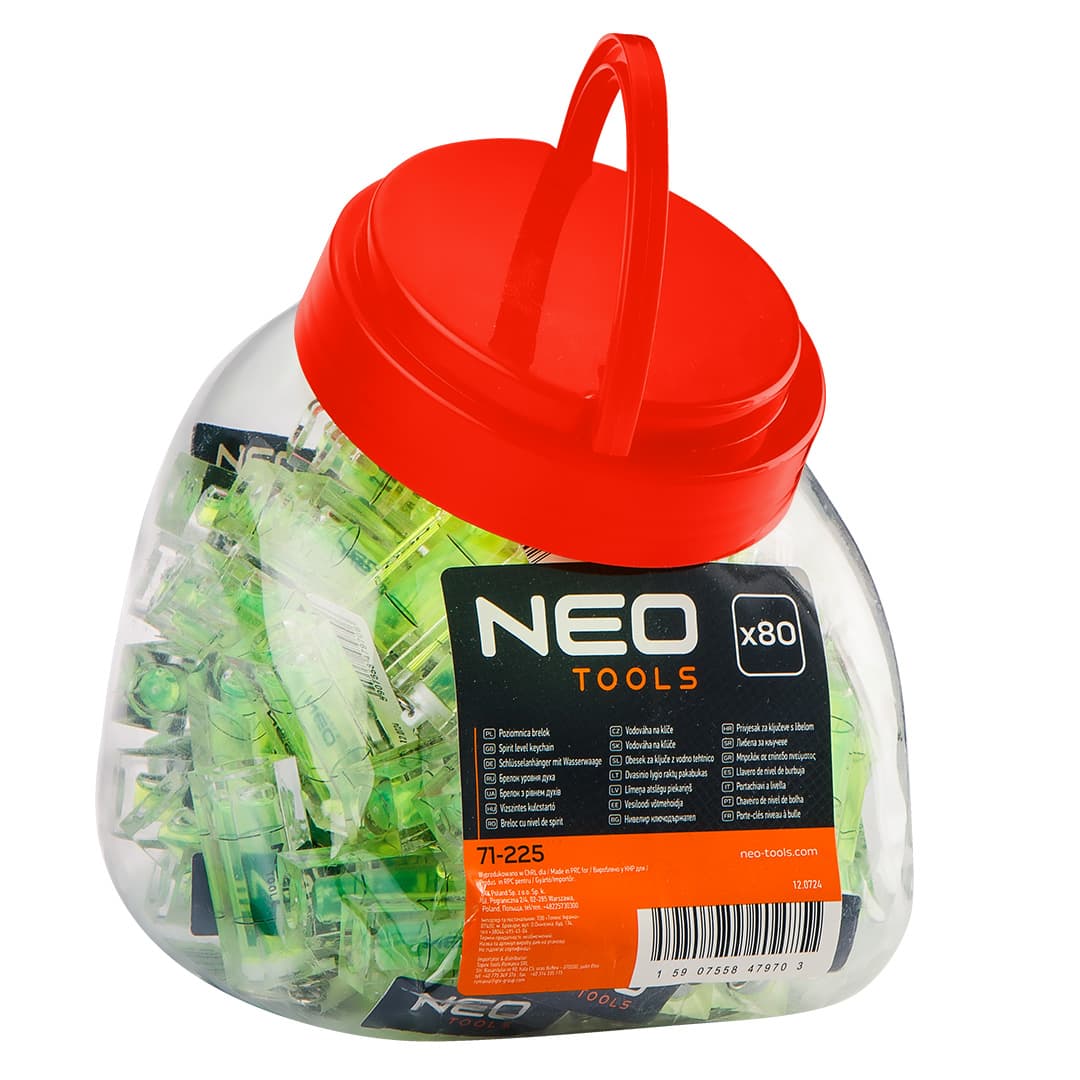 Poziomnica brelok NEO TOOLS 2 metry 2