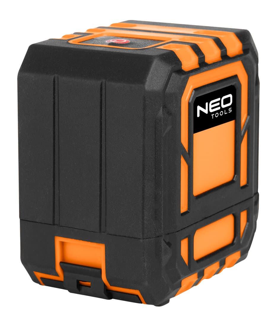 Laser krzyżowy czerwony 20 m z uchwytem magnetycznym i etui 9