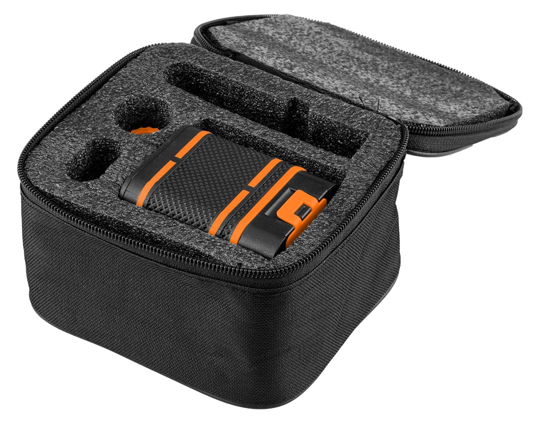 Laser krzyżowy 15 m zielony z etui 5