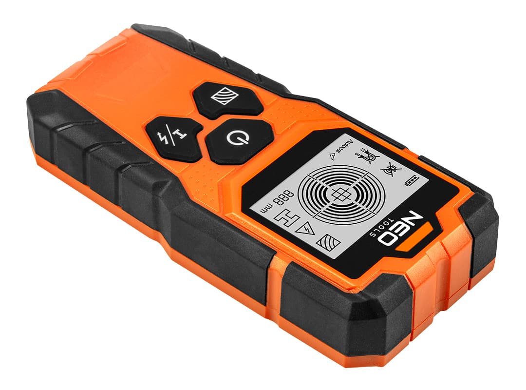 Wykrywacz z wyświetlaczem Neo Tools 3 w 1 do metalu, drewna i przewodów 5