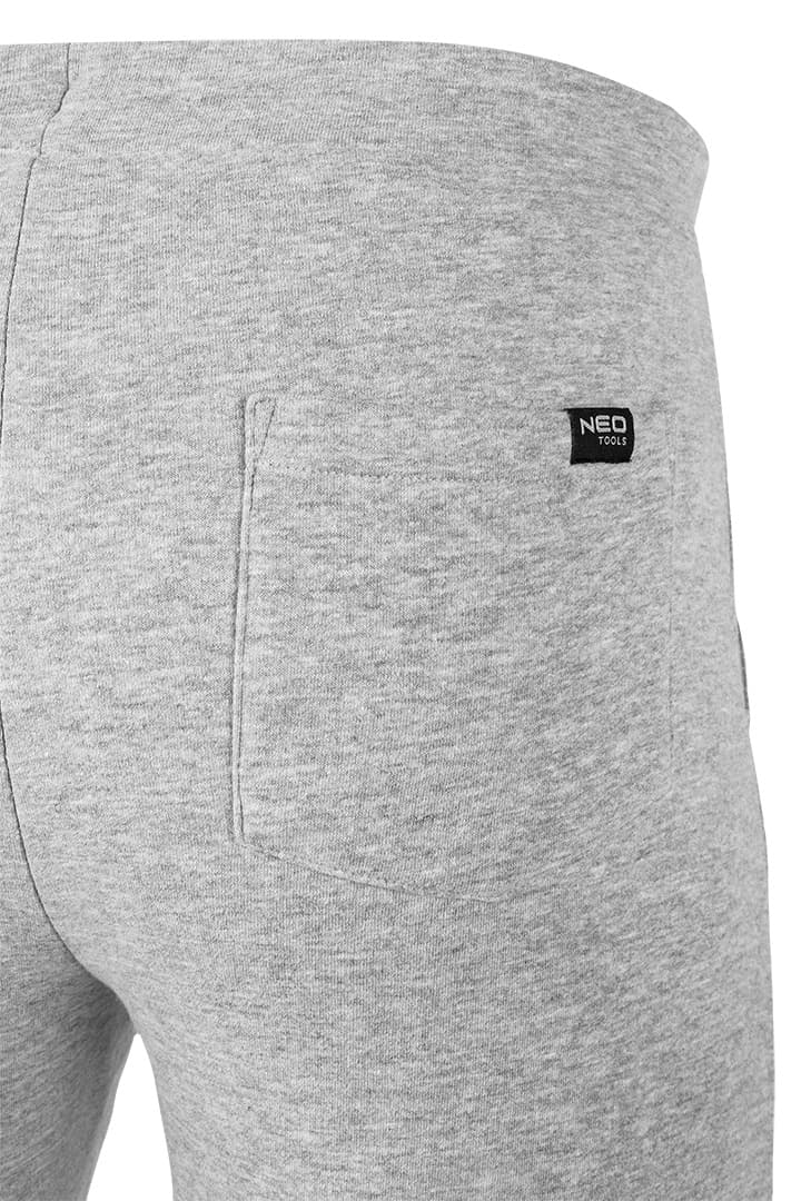 Spodnie dresowe COMFORT szare melanż rozmiar L 9
