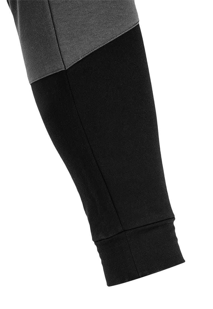 Spodnie dresowe COMFORT czarno-szare rozmiar M 6