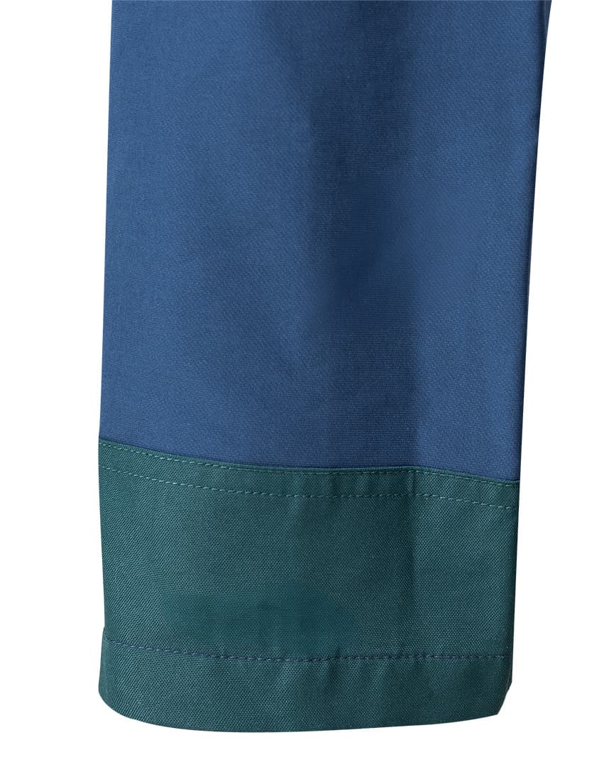 Spodnie robocze 4-way stretch granatowo-zielone rozmiar XS 8