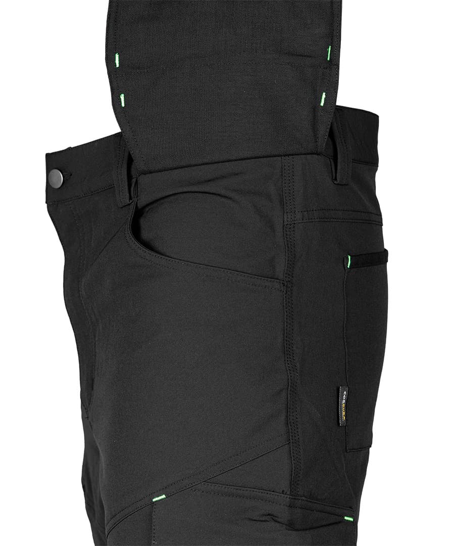 Spodnie robocze Mix&Match 4 way stretch z kaburami Cordura czarne rozmiar S 8
