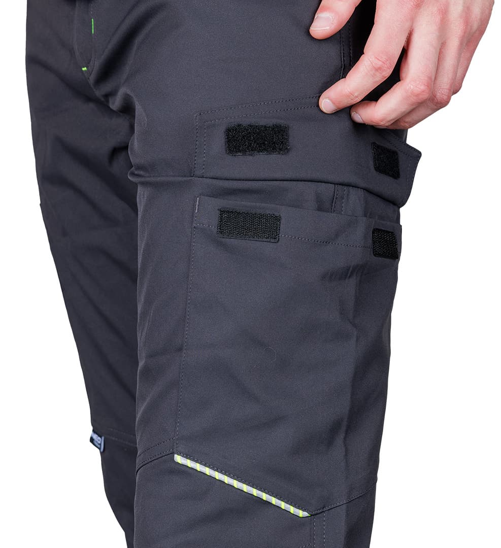 Spodnie robocze Mix&Match stretch szare rozmiar M 8