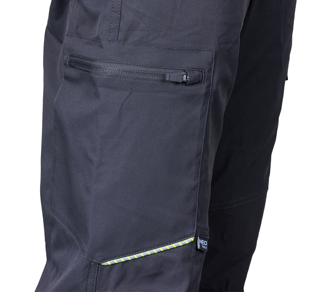 Spodnie robocze Mix&Match stretch szare rozmiar M 10