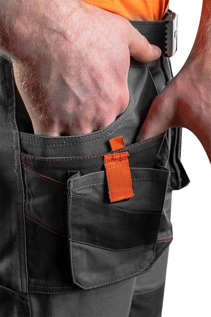 Spodnie robocze COTTON Slim 100% bawełna rozmiar L 6