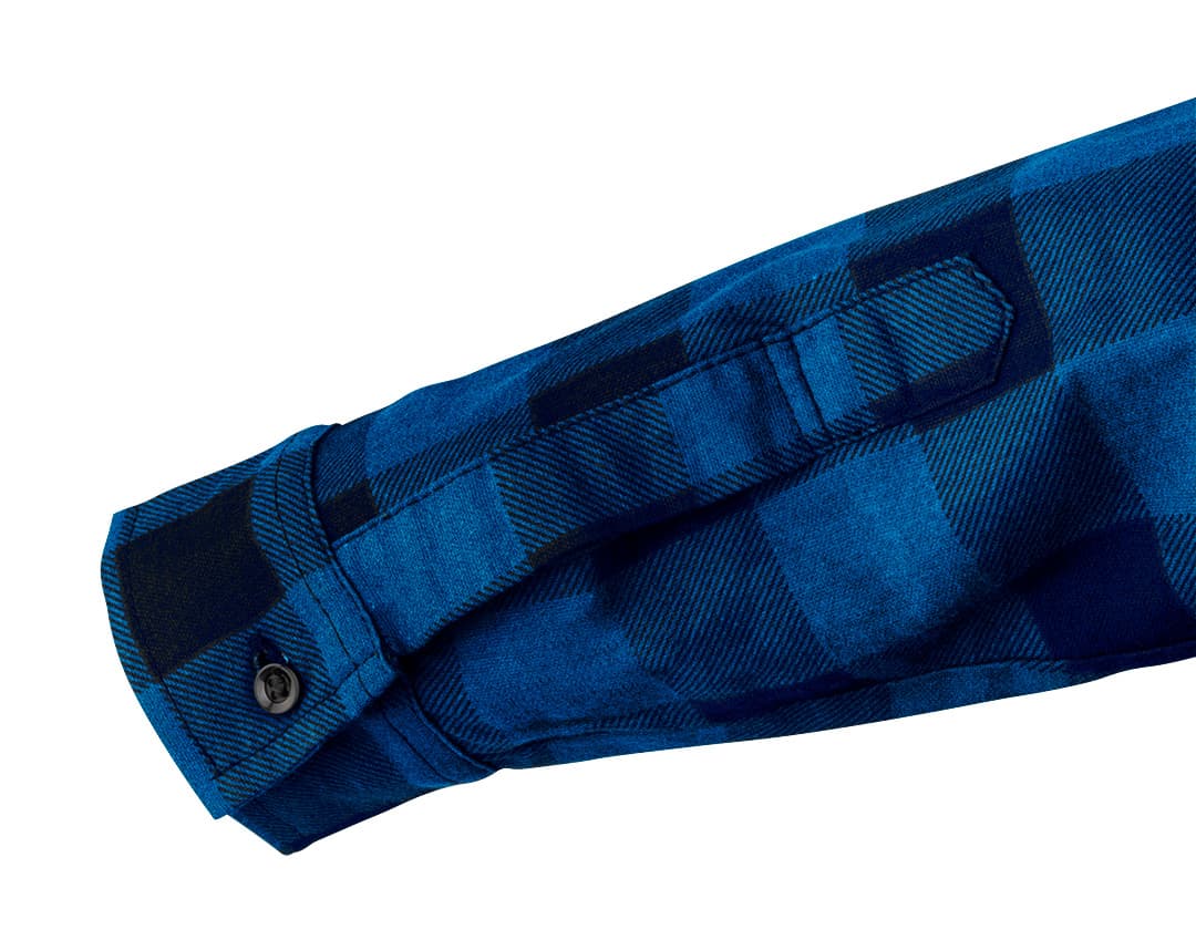 Koszula flanelowa granatowo-czarna rozmiar S 9