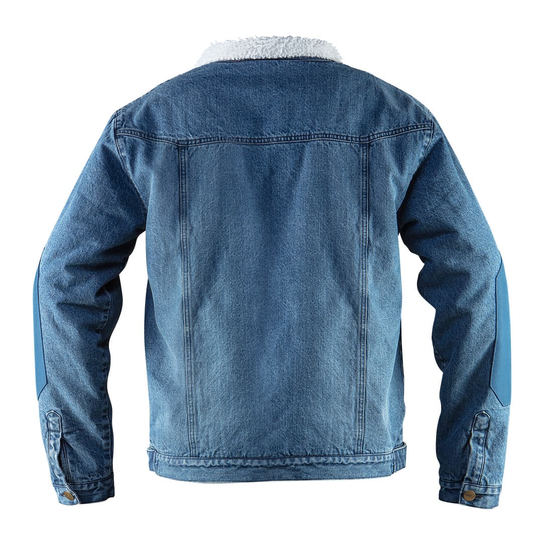 Ocieplana kurtka jeansowa DENIM rozmiar L 7