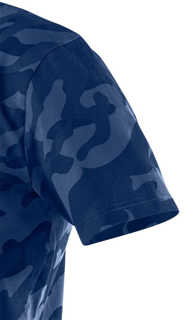 T-shirt roboczy Camo Navy rozmiar S 7