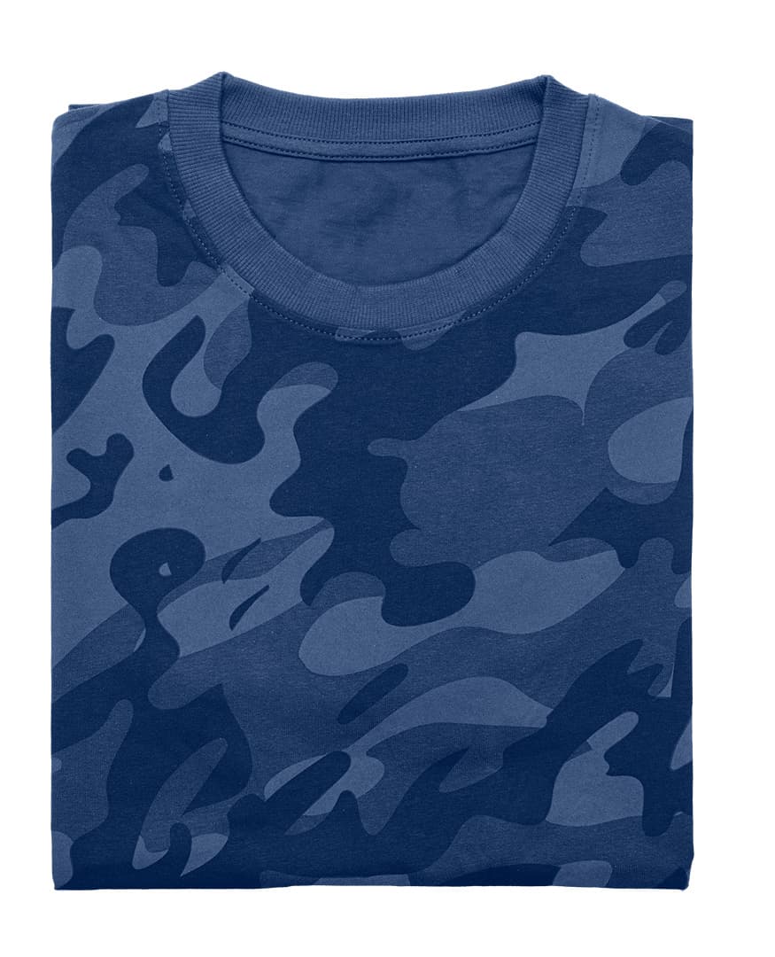 T-shirt roboczy Camo Navy rozmiar S 8