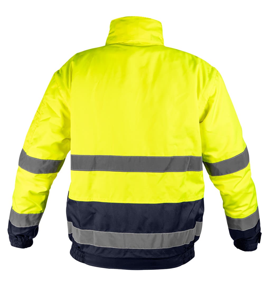Kurtka robocza ostrzegawcza 3w1 ocieplana żółto-granatowa rozmiar L 3