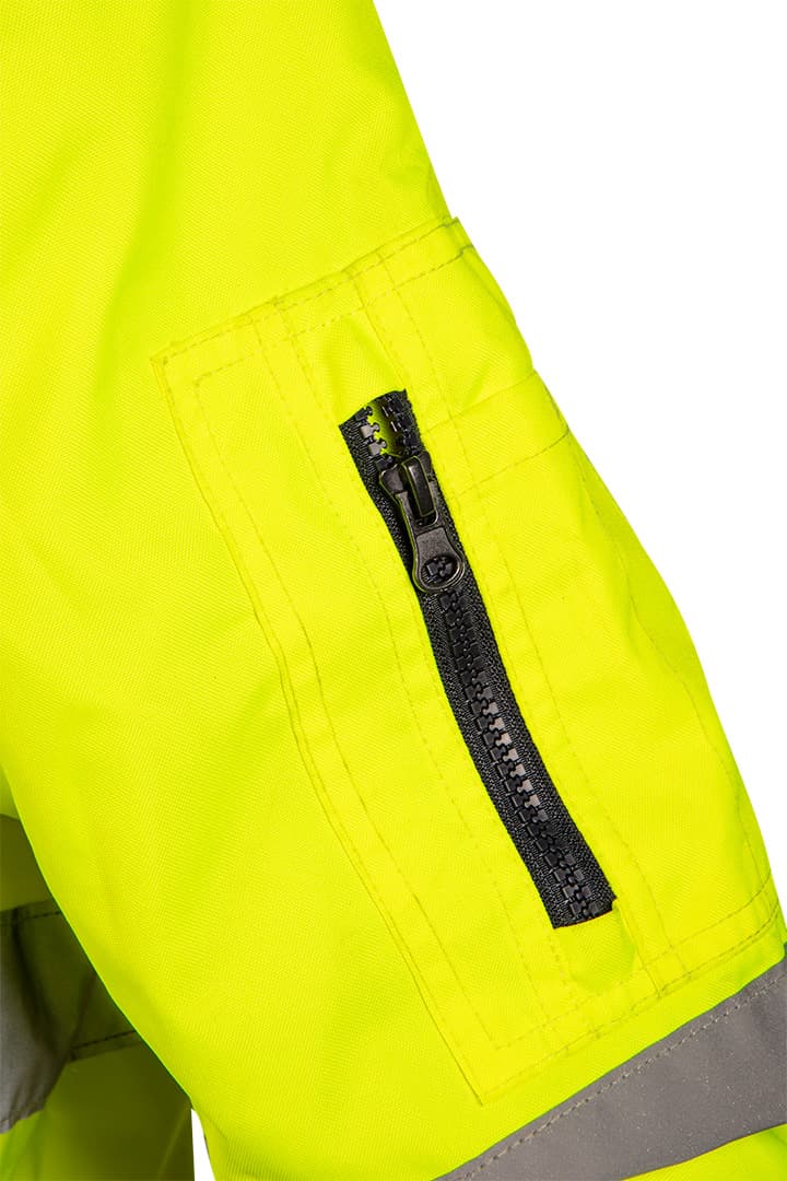 Kurtka robocza ostrzegawcza 3w1 ocieplana żółto-granatowa rozmiar L 4