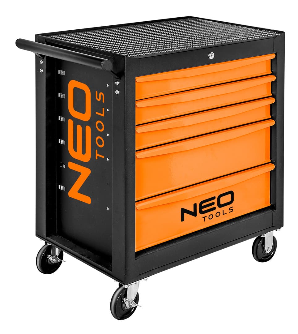 Szafka warsztatowa NEO TOOLS z 5 szufladami i 117 narzędziami 3