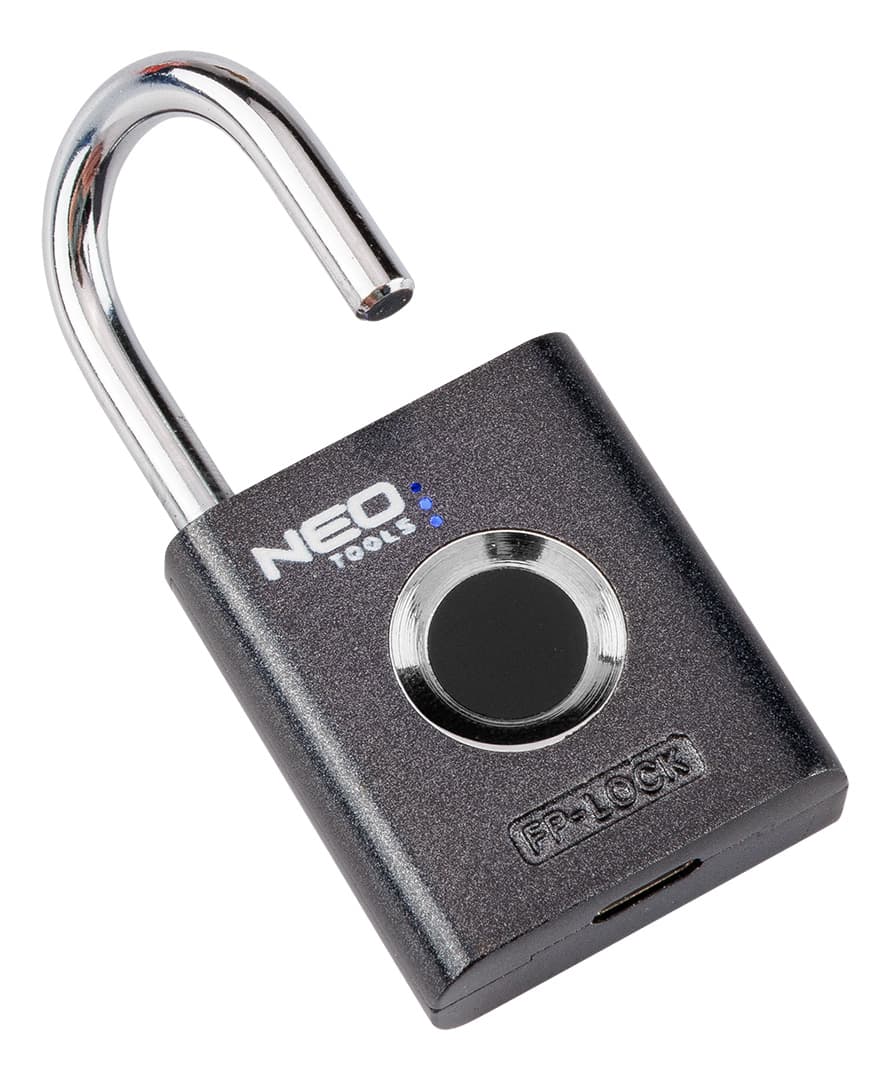 Kłódka na odcisk palca z trwałego stopu cynku 7